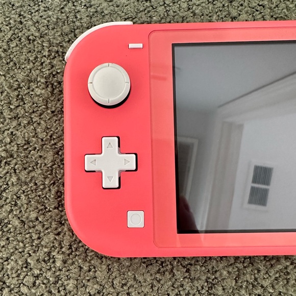 Nintendo Switch Lite Coral Handheld Console - Picture 8 of 10